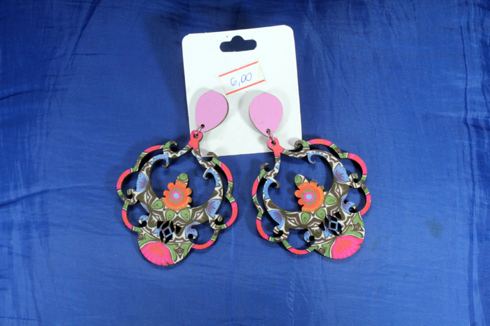 Brinco Flor de Lotus Gota 03